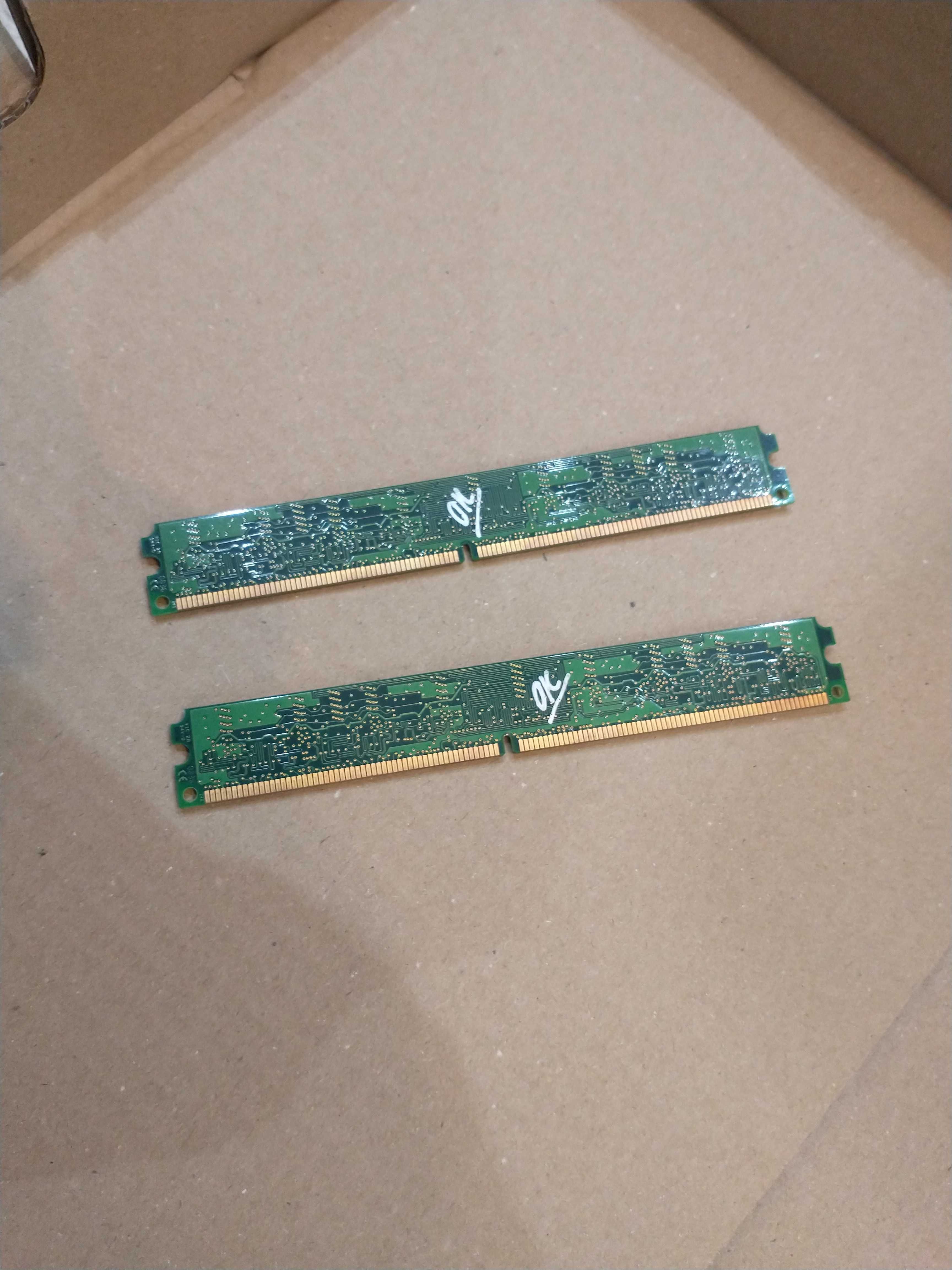 Pamięć RAM DDR2 Kingston 2szt po 1GB