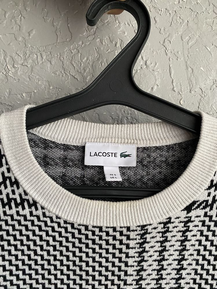 Свитшот светр свитер Lacoste Оригинал (лакоста)