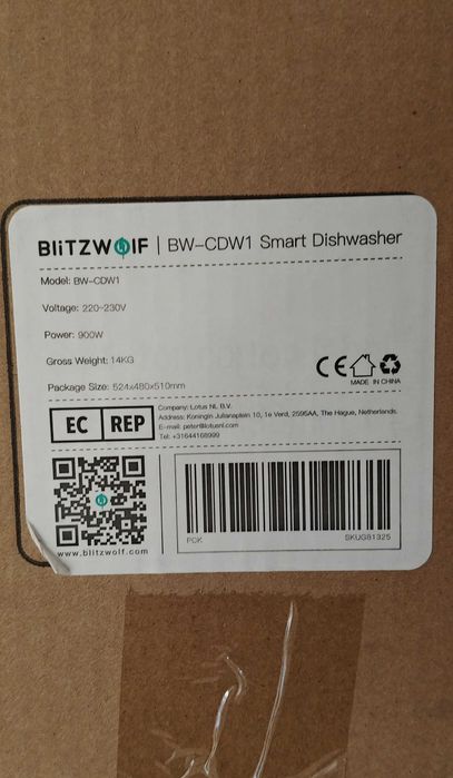 Máquina de lavar louça MINI - BlitzWolf BW-CDW1