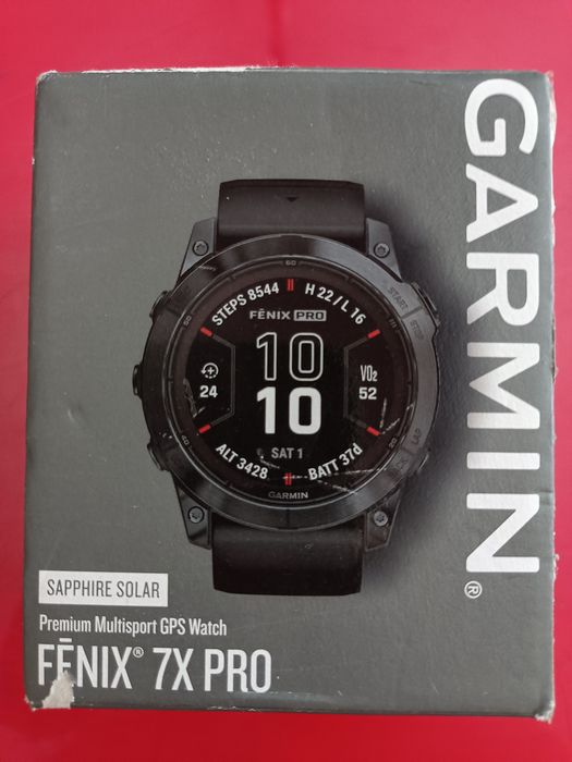Garmin Fenix 7x Pro 51mm Sapphire Solar Carbon Gray DLC titanium prem