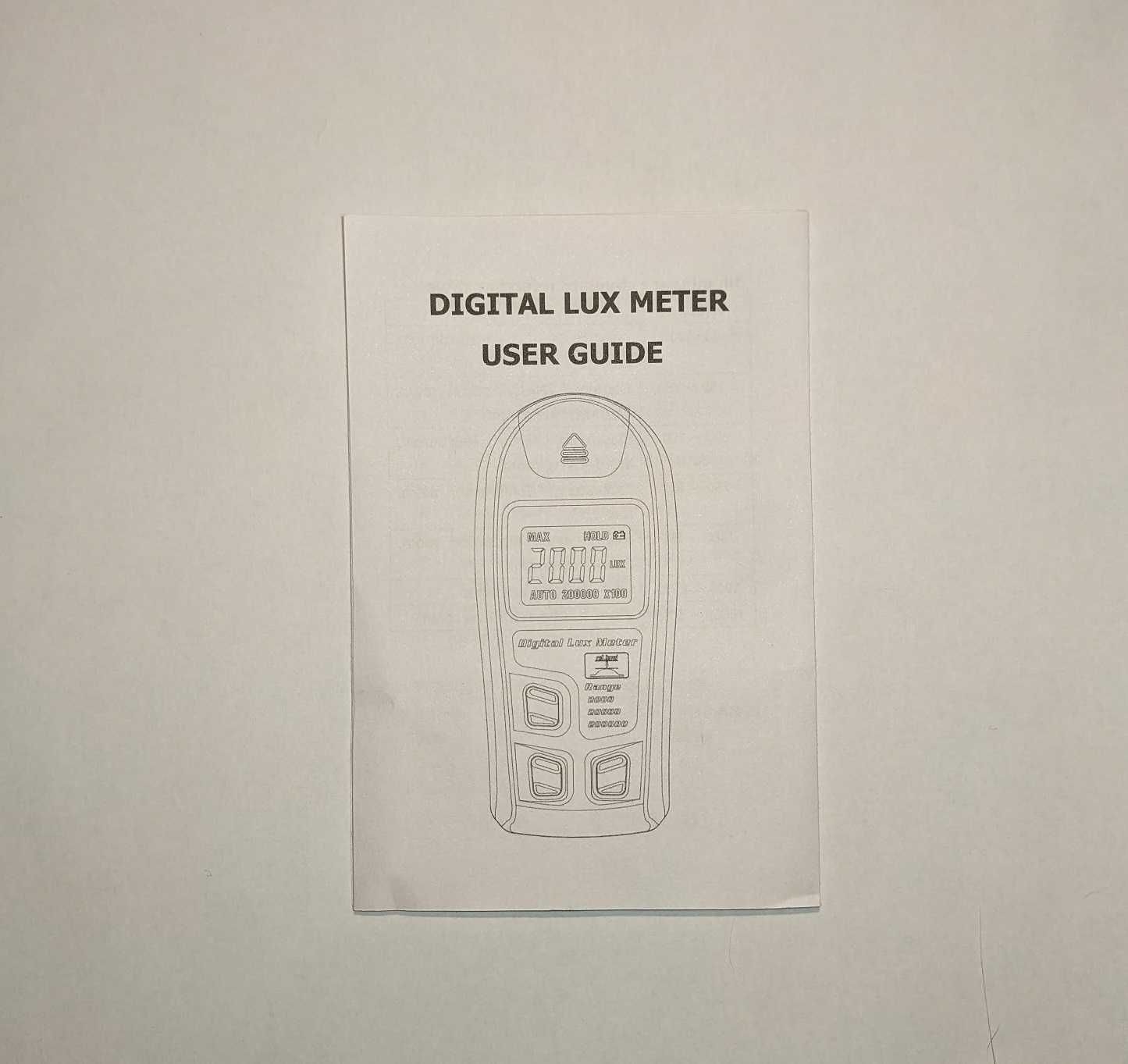 Medidor Luz MT30 Digital Lux Meter