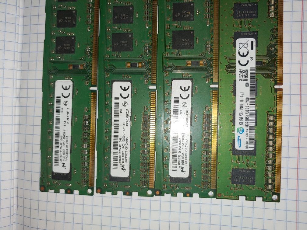 Оперативная память ddr3 4gb, 1600Мгц.
