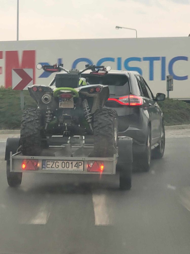 Wynajem Przyczepa do przewozu motoru motocykla lub quada Zgierz