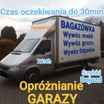 Bagazowka-Wywóz mebli,GRUZU,Wywrotka,Opróżnianie Garazy,Piwnic,Odpady