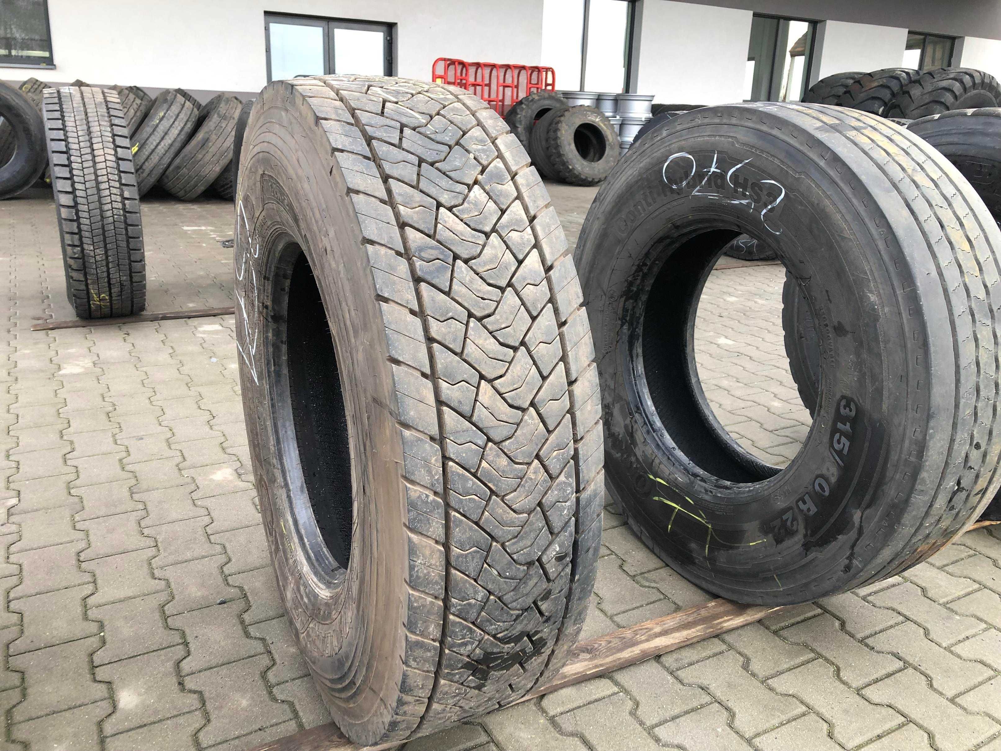 Opona 315/80R22.5 GOODYEAR KMAX D GEN-2 Napędowa 17-18mm