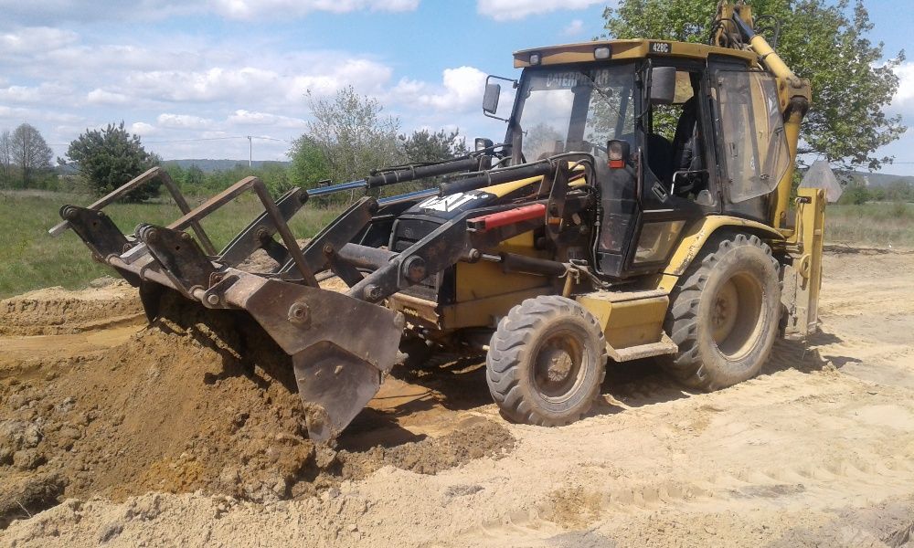 Usługi koparką koparko ładowarką kruszywo piasek roboty ziemne kielce