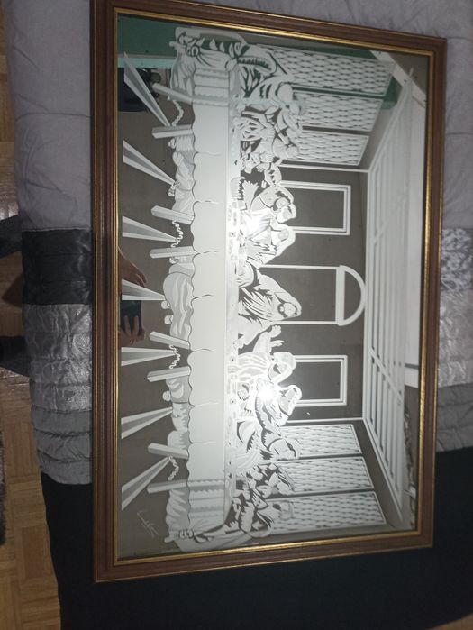 Vendo ceia de Cristo assinada negociável