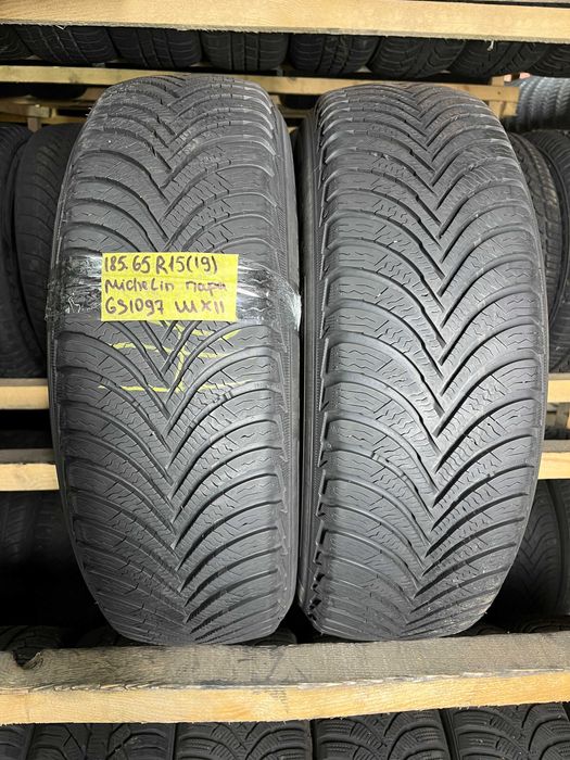 GS1097 Зимові шини 185/65r15 Michelin Alpin 5 пара резина