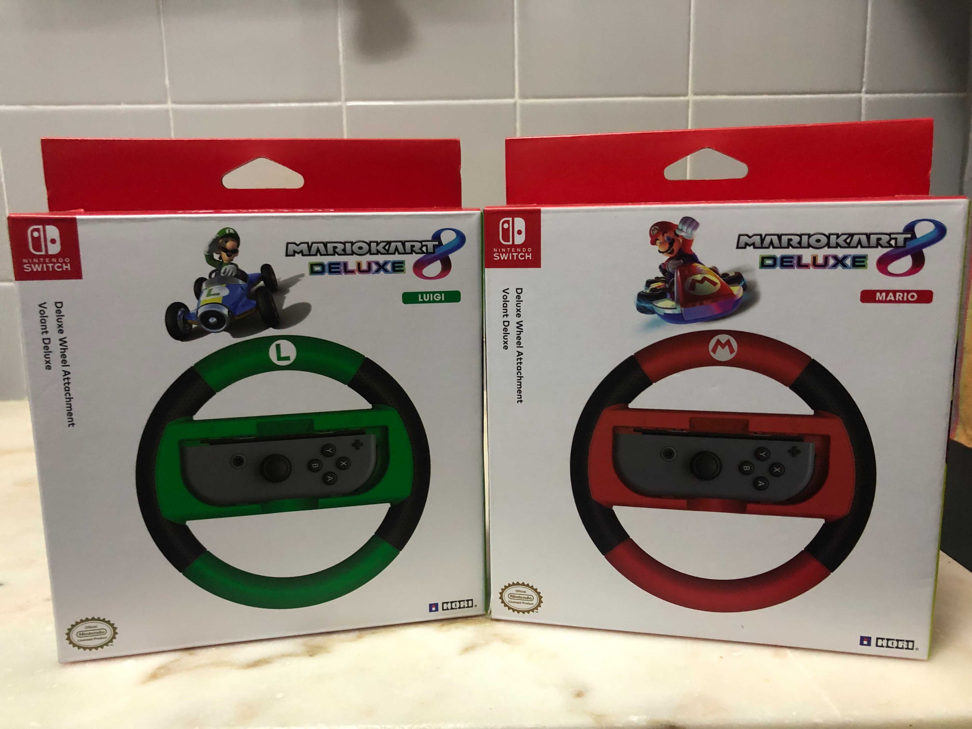 Volante Mario Kart 8 Deluxe Mario e Luigi - Novo - Nintendo Switch