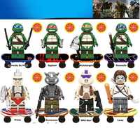 Coleção de bonecos minifiguras Tartarugas Ninja nº2 (compatíveis Lego)