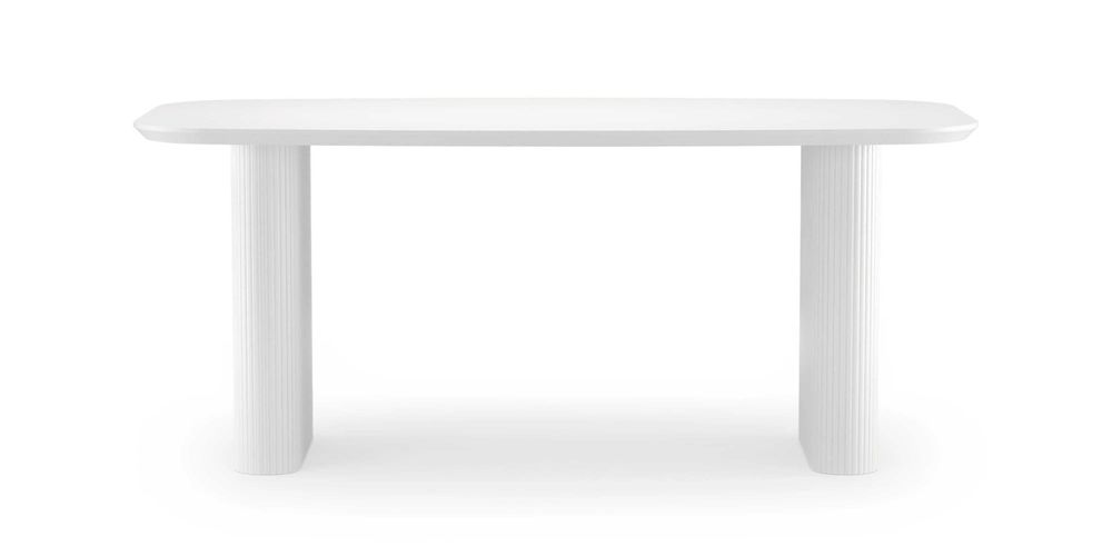 ZZ2120 - Stol do jadalni Mesilla biały, lamele