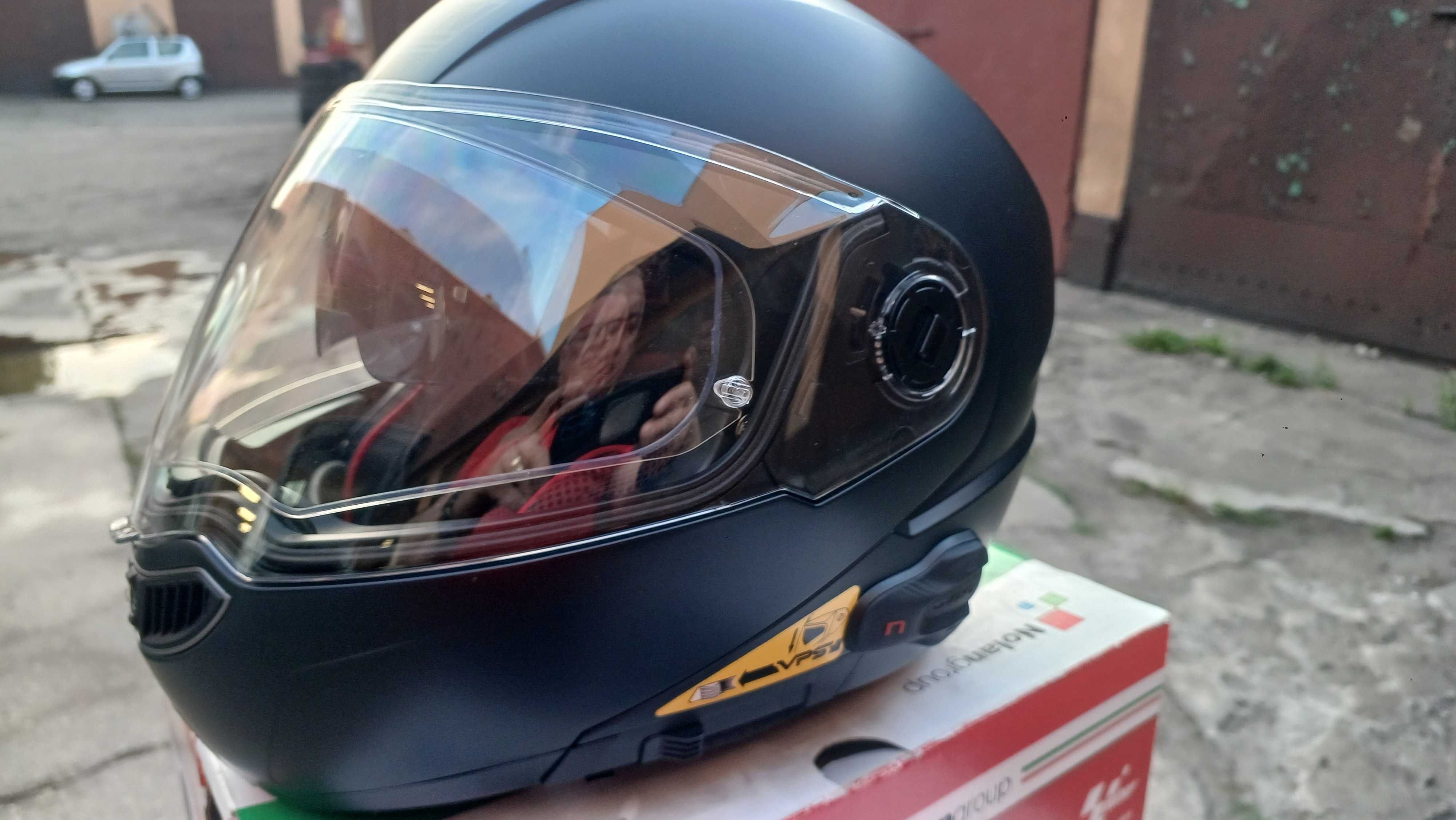 Kask Nolan N104 Absolut z interkomem