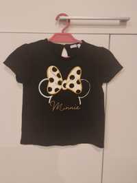 Dziewczęcy t-shirt koszulka z krótkim rękawem Minnie r.98