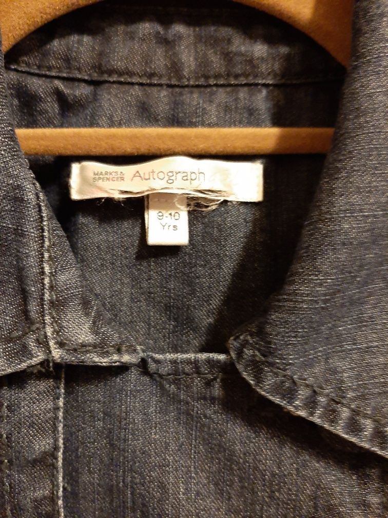 Płaszcz dżinsowy jeansowy