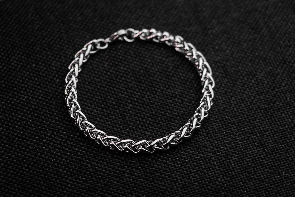 Pulseiras homem, Aço inoxidável