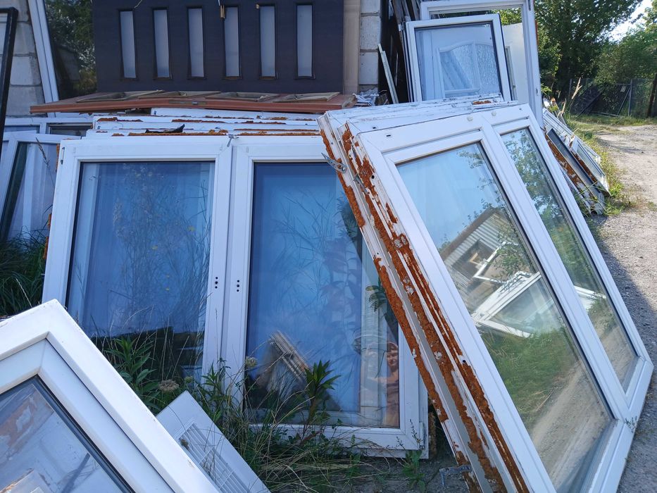 Okna z demontażu pcv pvc