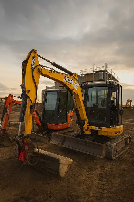 Koparka wynajem na godziny doba Koparki CAT Kubota JCB operator