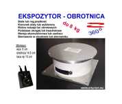 Ekspozytor - Obrotnica - Kawalet - Napęd reklamy do 8 kg