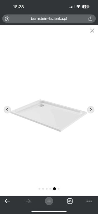 Bernstein brodzik prysznicowy nowy 90 x 80 model Tim