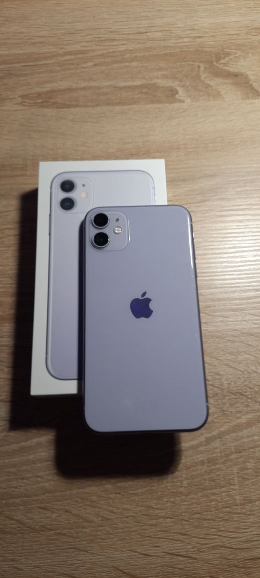 Iphone 11  64 gb fioletowy sprawny bez uszkodzeń