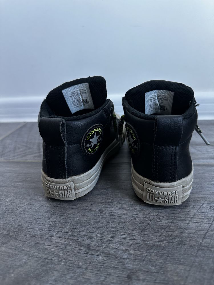 Шкіряні дитячі кросівки Converse, весна-осінь, розмір 28