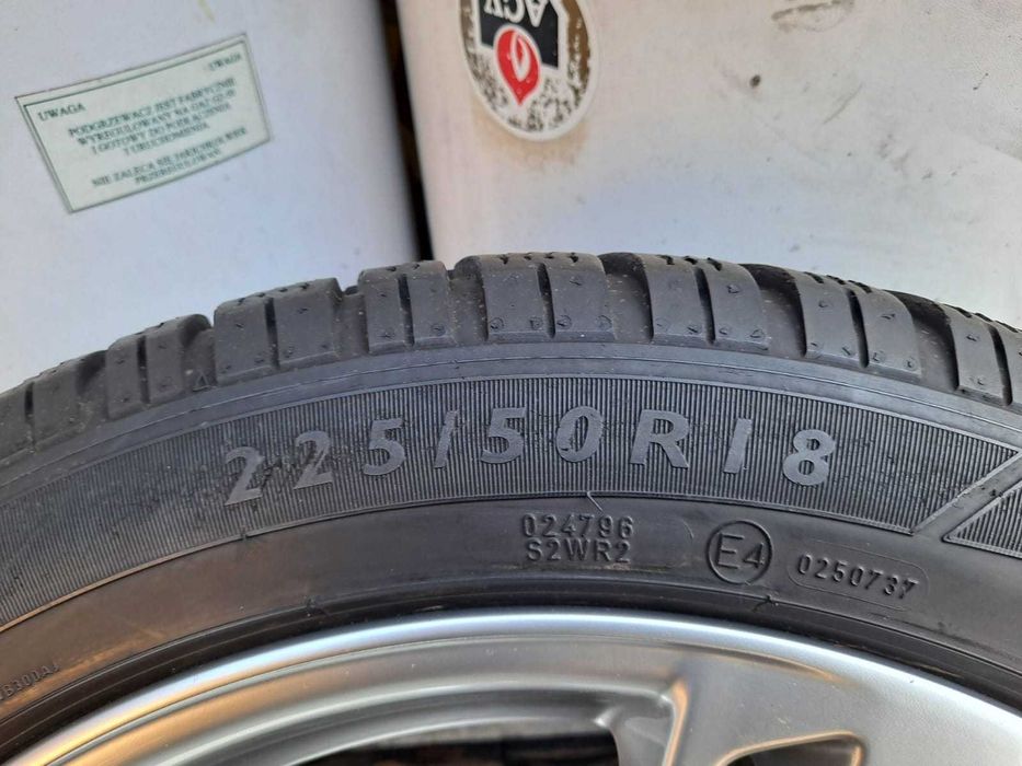 Koła  18cali 5x112 do AUDI A4 B9,AUDI A6 B7 opony DUNLOP