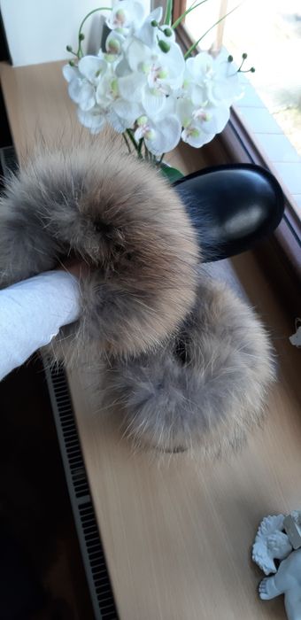 Buty śniegowce ugg skóra naturalna 100%naturalne futro lis