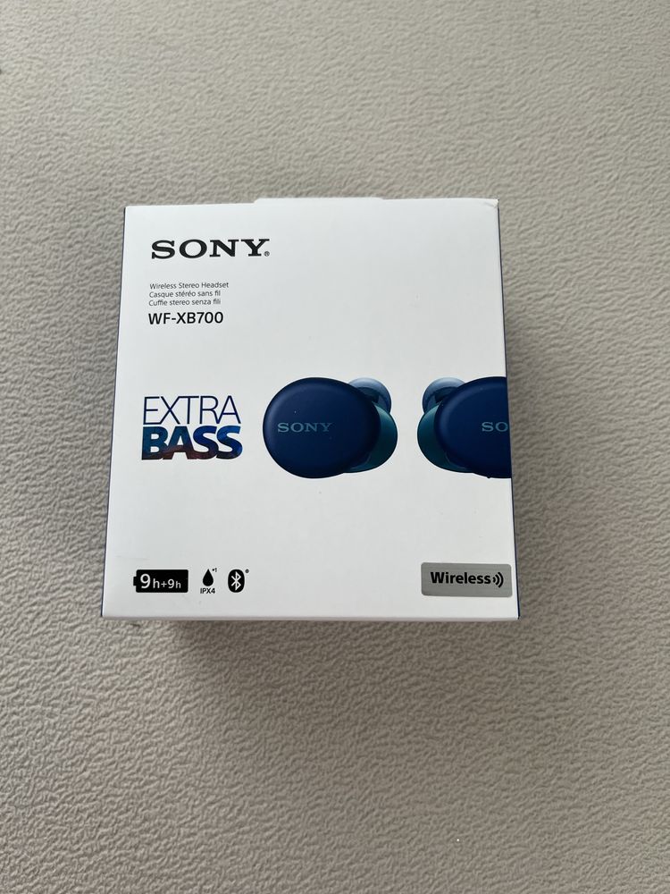 Słuchawki bezprzewodowe Sony WF-XB700 Extra BASS