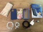 Iphone 13 pro max - etui, ładowarka, kabel, szkło hartowane