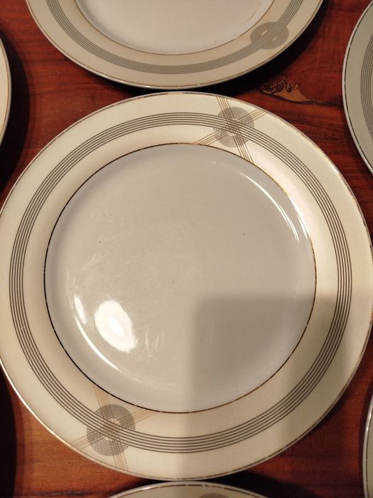 Komplet 11 talerzy obiadowych Tułowice