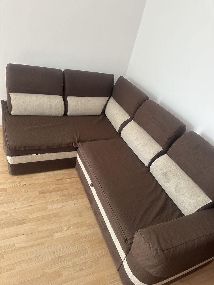 Narożnik z funkcją spania