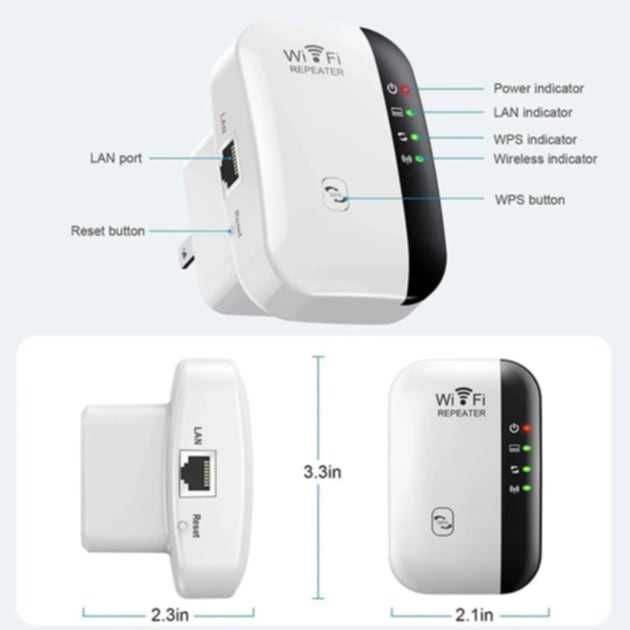 Репітер Wi-Fi . Підсилювач бездротового сигналу для роутера