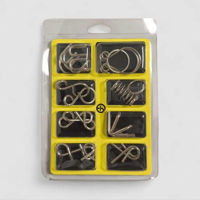 Набір головоломок 32 шт — металеві логічні ігри для дітей і дорослих