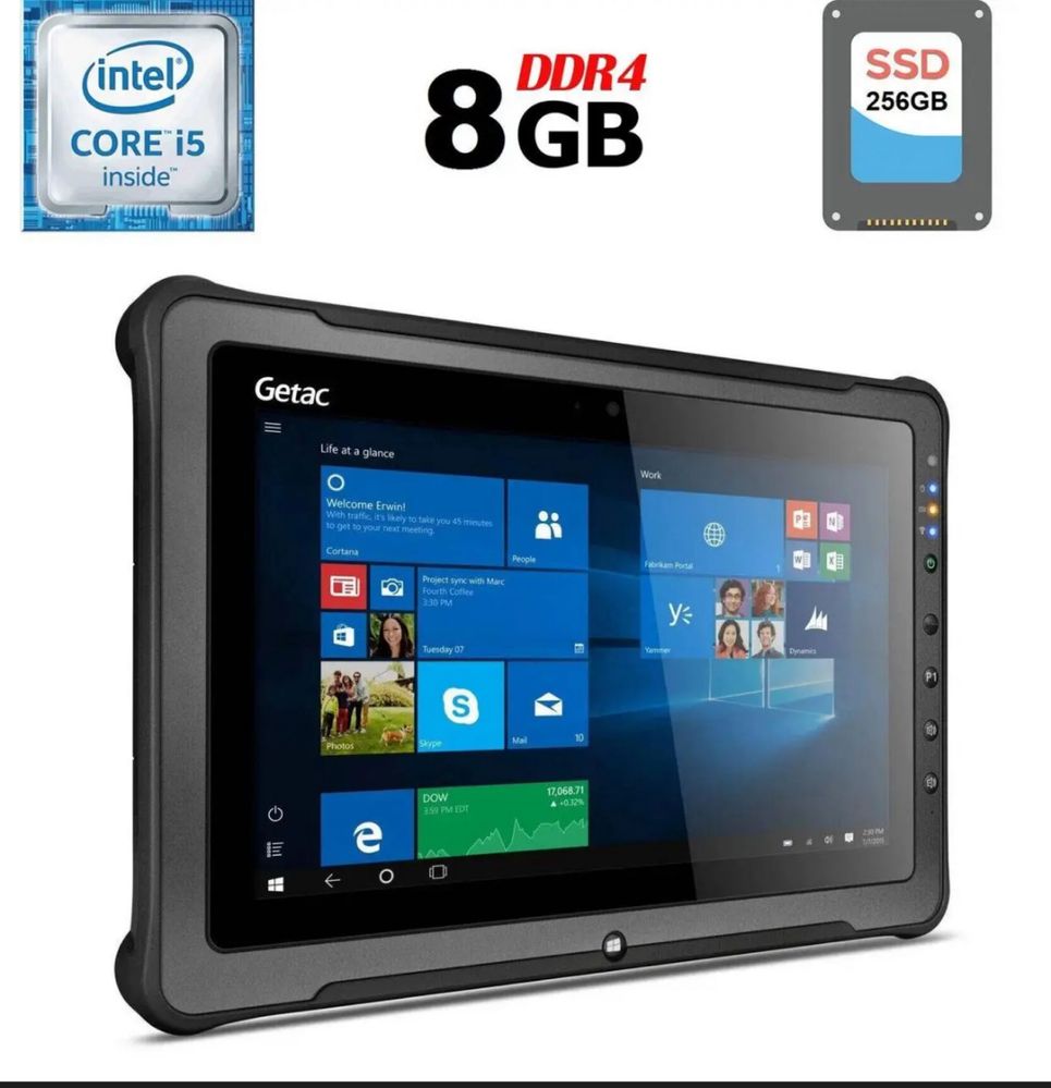 Повністю захищений планшет Getac f110 G3 I5-6200DDR4