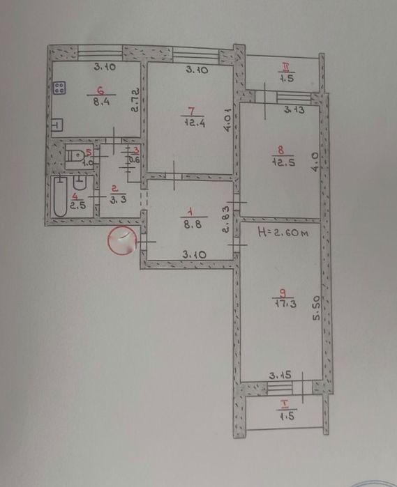 Продам квартиру 3к., 5 Заречный, БРОДВЕЙ УЛУЧШЕНКА.
