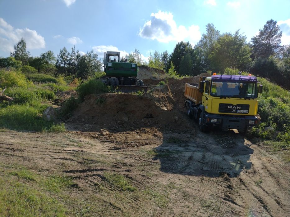 Usługi koparką,mini koparką, ładowarka.wywrotka,