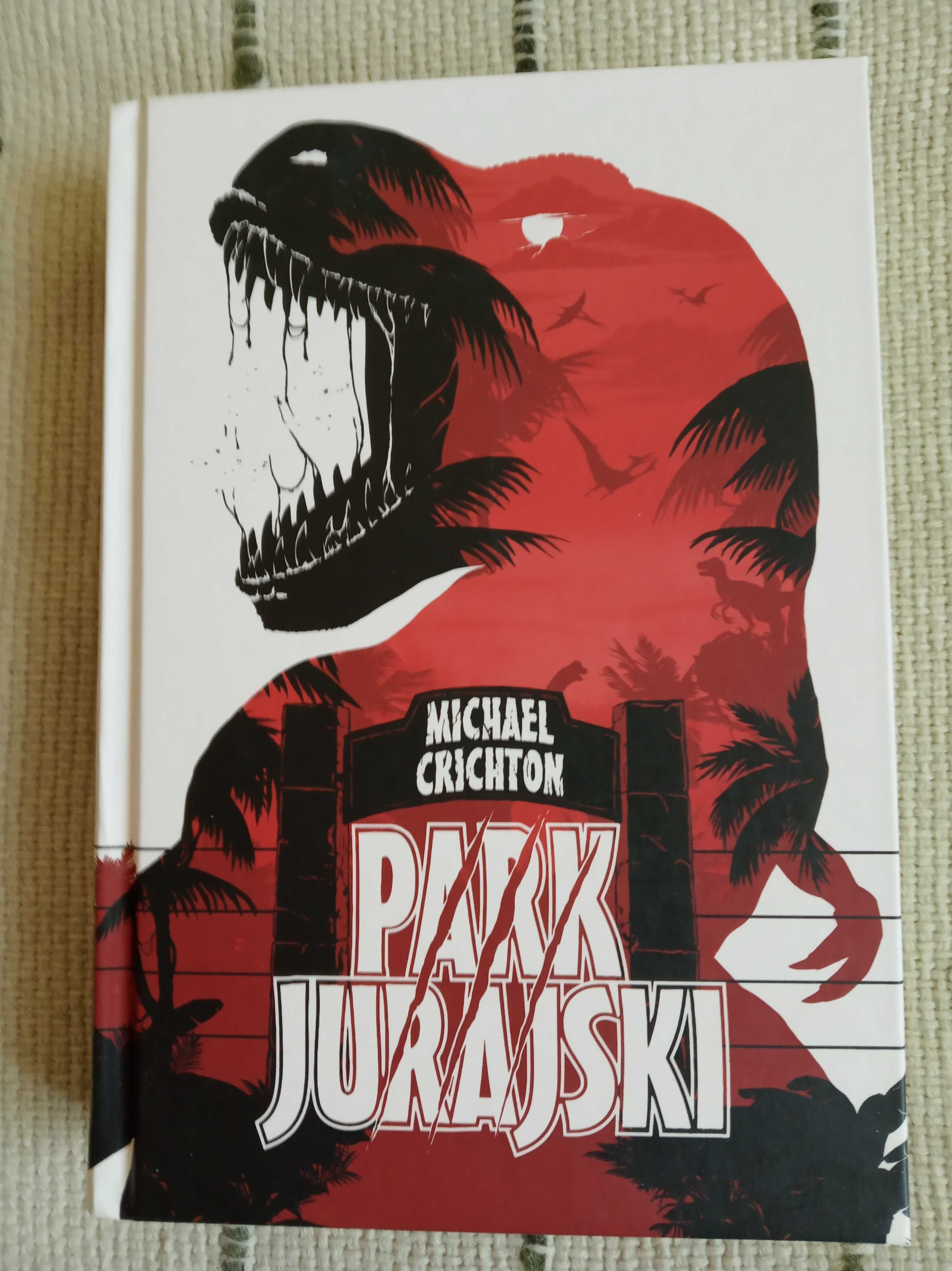 Książka "Park Jurajski" Michael Crichton, 2023, okładka twarda, NOWA