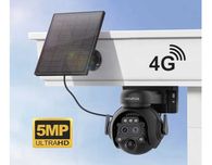 Зовнішня 4G камера SHIWOJIA 12X Zoom 5MP сонячна панель акум. 7800 mAh