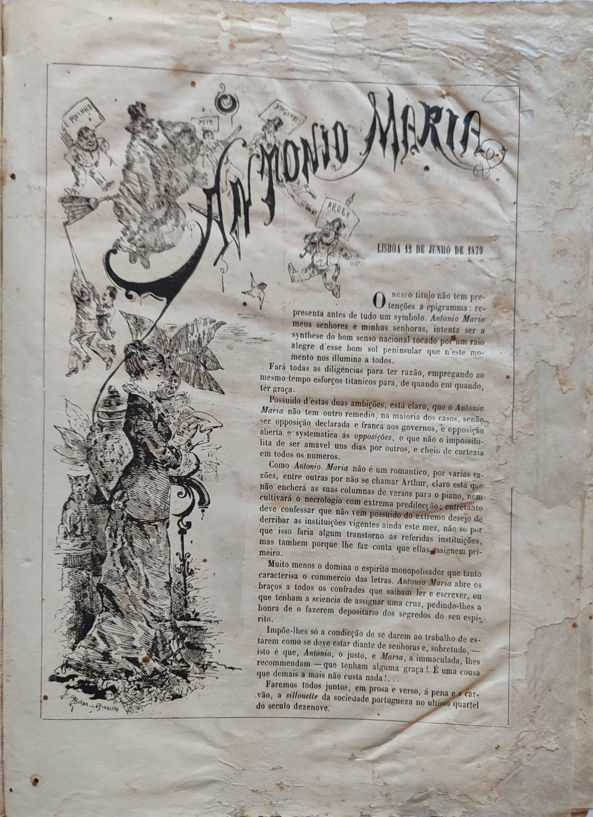 O António Maria- Jornal humorístico 1879