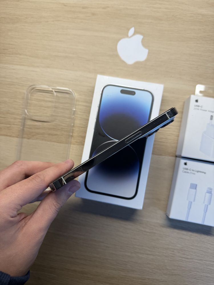 iPhone 14 Pro 128gb srebnry bateria 100% komplet