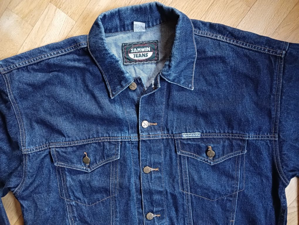 Kurtka katana jeansowa L/XL bluza western j. lee levis 100% bawełna