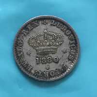 50 Réis 1880 - D. Luiz I - prata