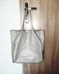 Made in Italy-torebka shopper ze skóry