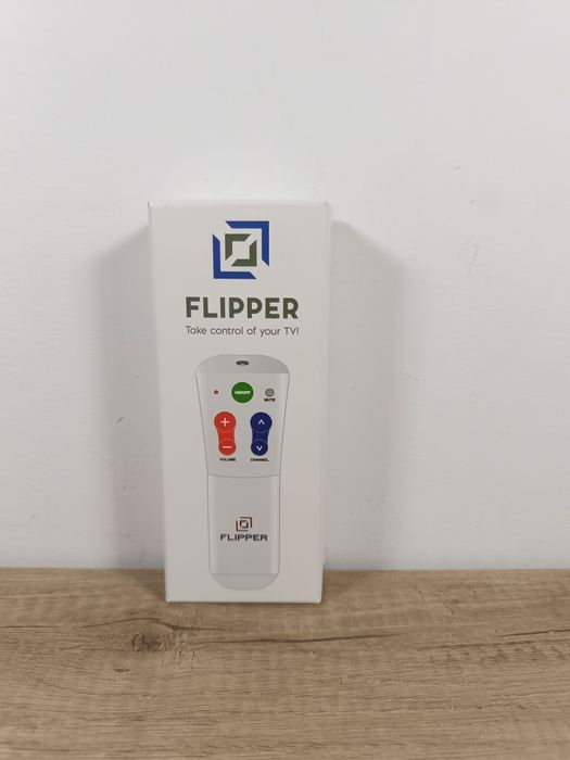 Pilot uniwersalny Flipper BIG BUTTON biały