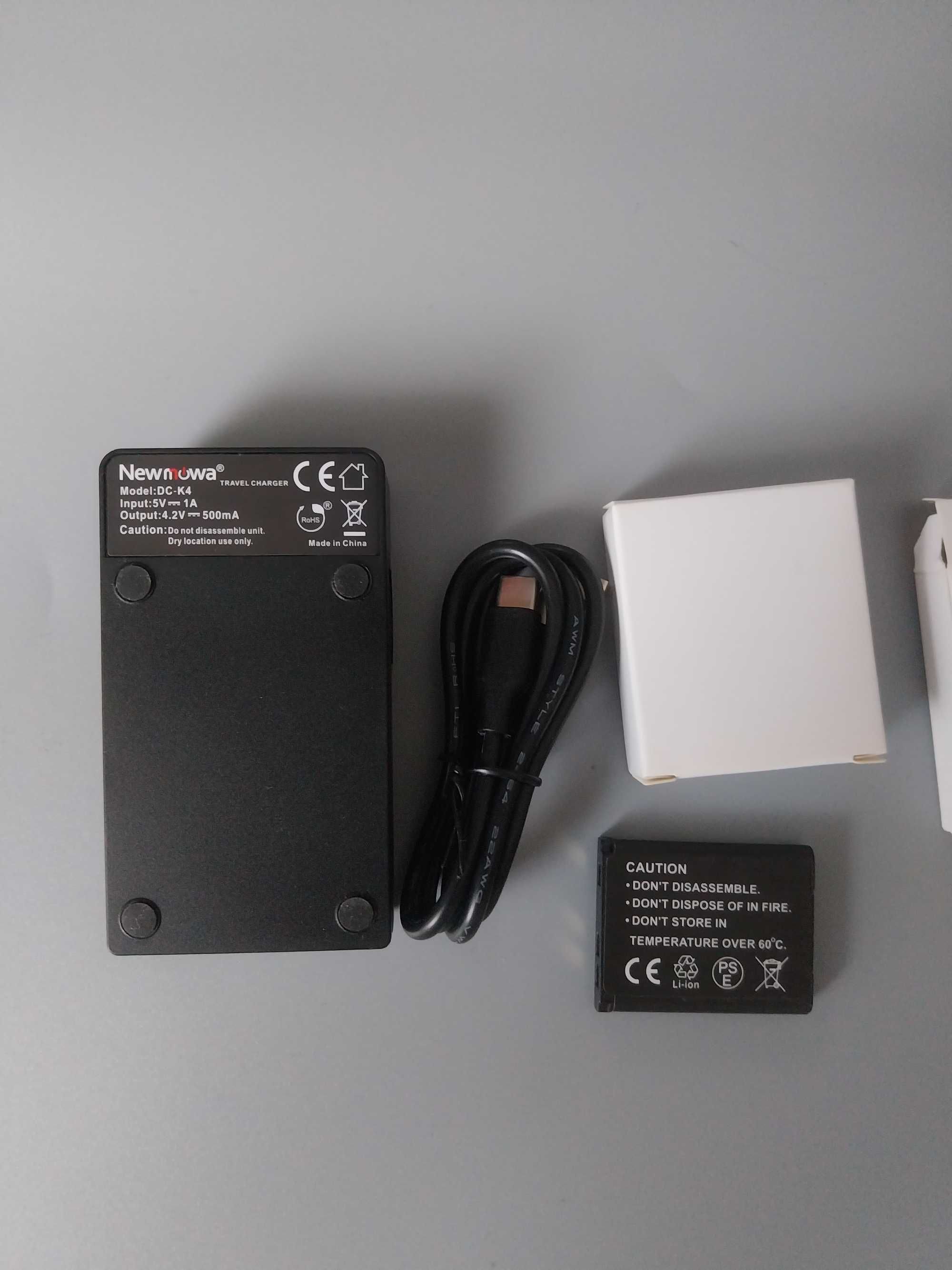 Akumulator Ładowarki USB do aparatów Olympus BLS5, BLS1 lub Fuji NP140