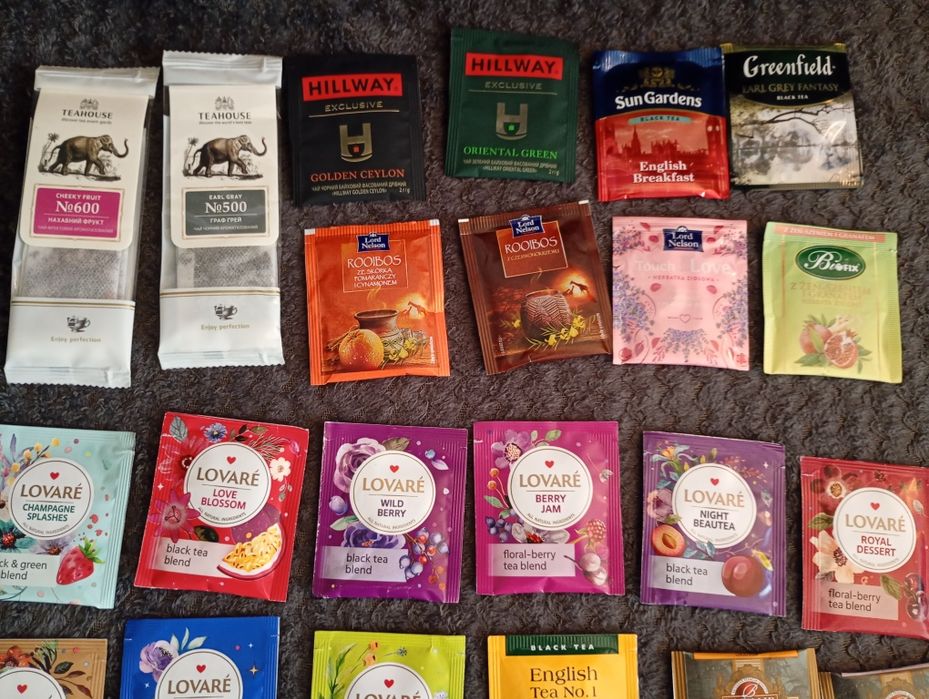 Saszetki z herbatą. Herbata 29 szt. zestaw 2