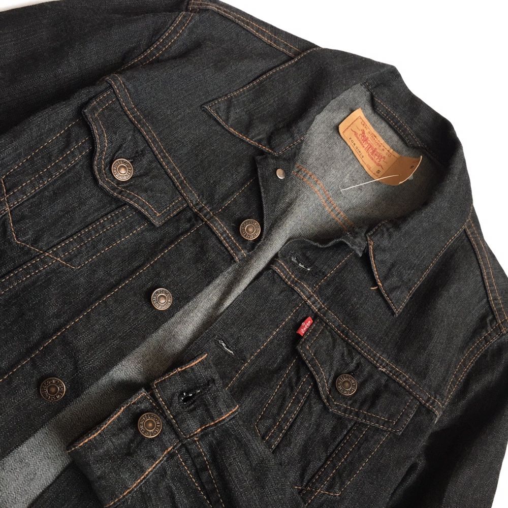 Джинсовая куртка Levis Trucker Jacket Washed black