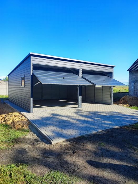 Garaż blaszany 4x6 6x5 6x5,80 6x6 7x6 8x6 9x5 9x6 - PRODUCENT Premium!