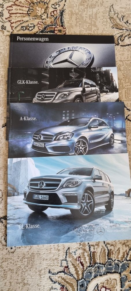 Prospekty Mercedes-Benz  V, S, GL, GLS, GLK, M, C KLASSE