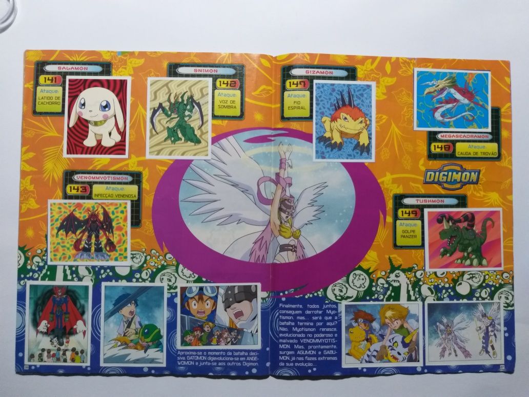 Caderneta Digimon Panini